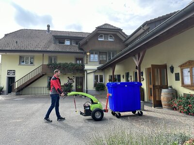 Container-Schlepparm