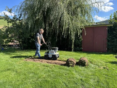 The turf cutter