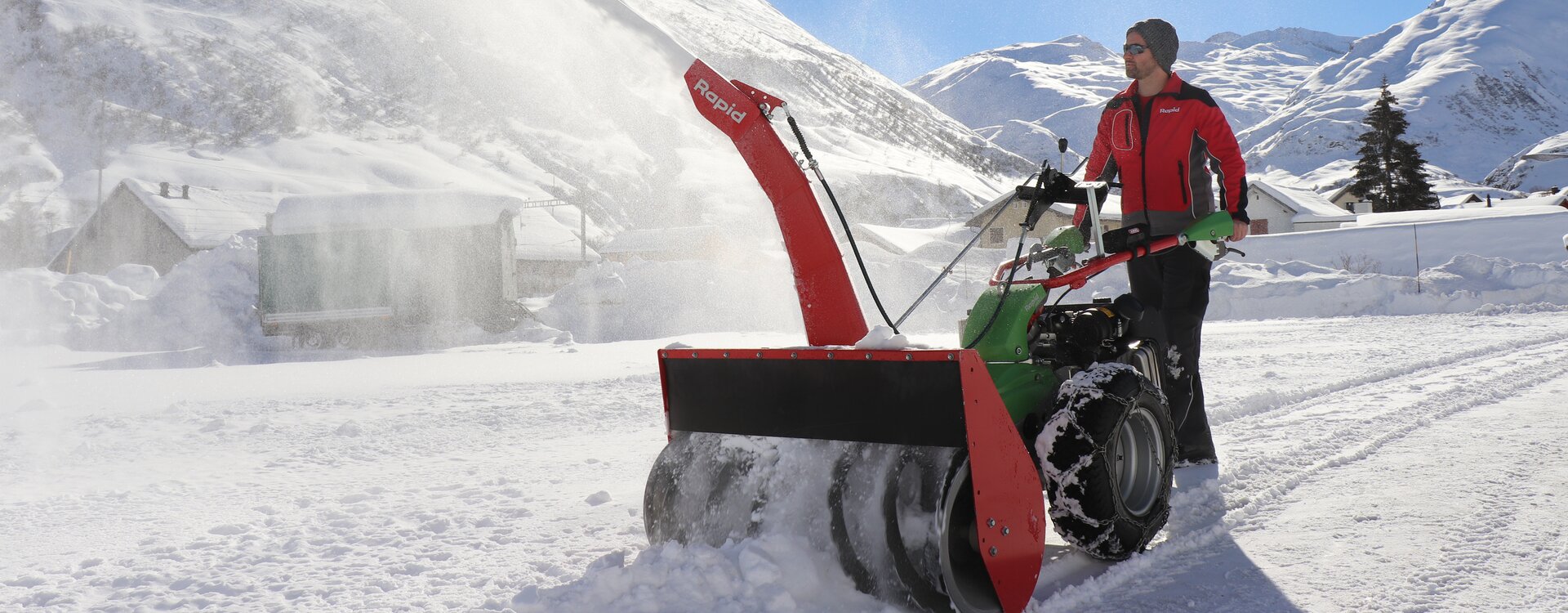 Rapid Varea 231 avec fraise à neige | © Rapid Technic AG